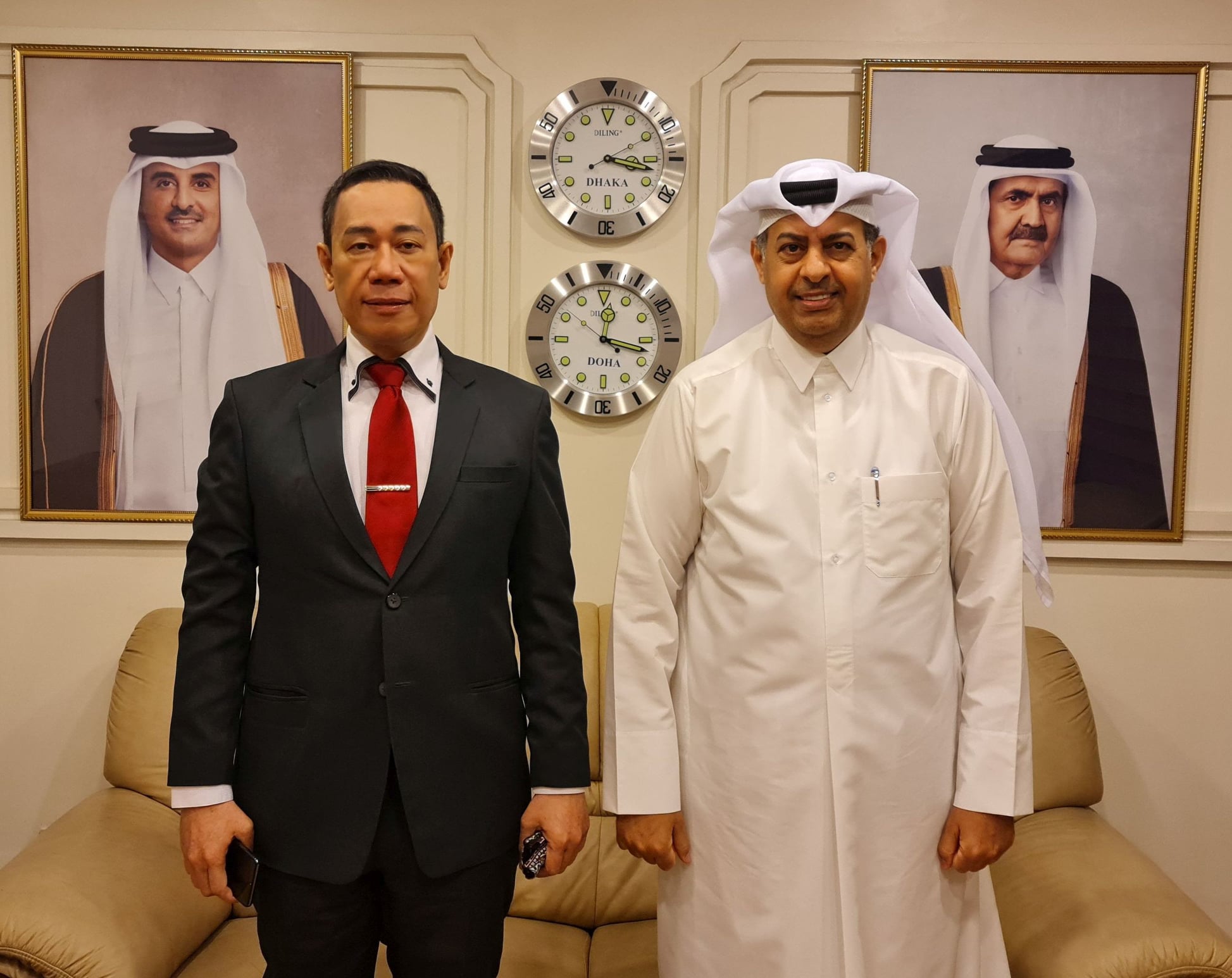 Meeting with Qatar Ambassador 1